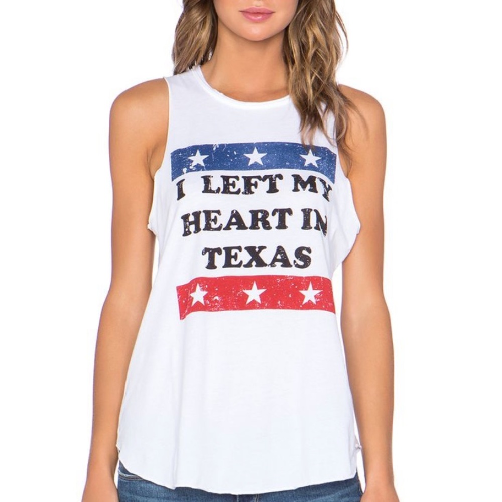 Chaser I left my heart in Texas muscle tee